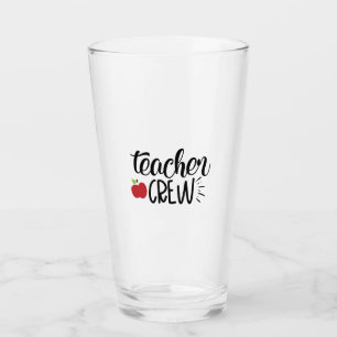 Teacher Crew Glass