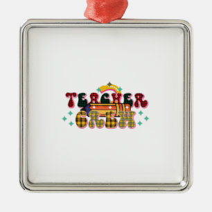 Teacher Crew Metal Tree Decoration