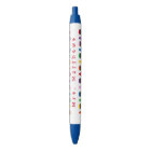 Teacher Cute Colour Crayon Monogram Pen