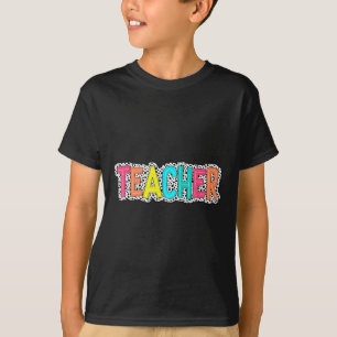 Teacher Dalmatian Dots Inspirational Ck To School  T-Shirt