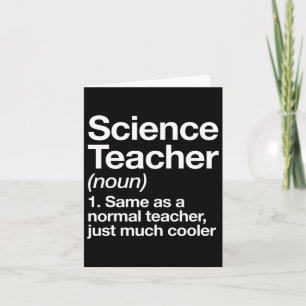 Teacher Definition Fun Back To School First Day Card