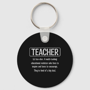Teacher Definition - Funny Teacher Key Ring