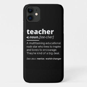 Teacher Definition - Funny Teaching School Teacher Case-Mate iPhone Case