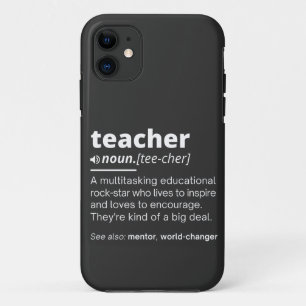 Teacher Definition - Funny Teaching School Teacher Case-Mate iPhone Case
