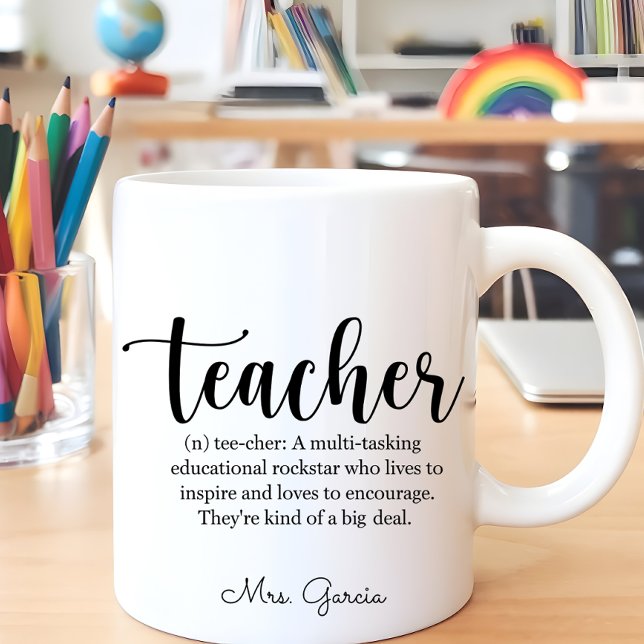 Teacher Definition Mug (Creator Uploaded)