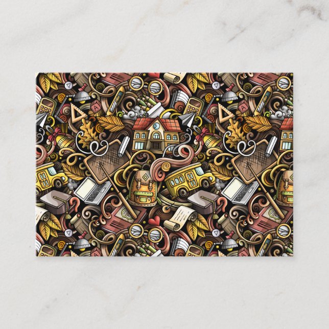 Teacher / Education Business Card (Front)