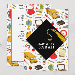 Teacher Education Major Graduation Party Invitation