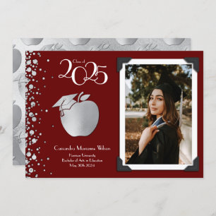 Teacher Education Silver Graduation Announcement