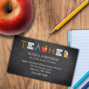 Teacher / Educator Business Card