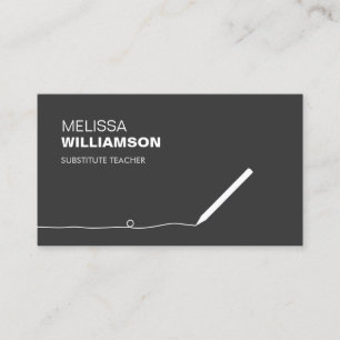 Teacher, Educator Business Card