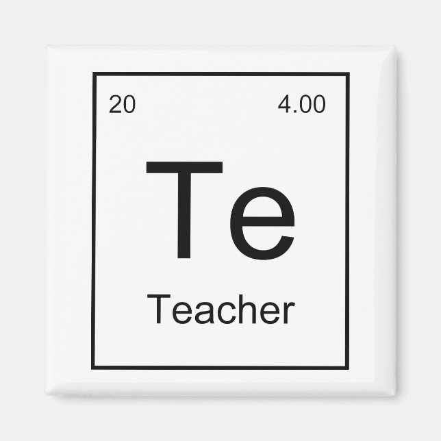Teacher Element Magnet (Front)