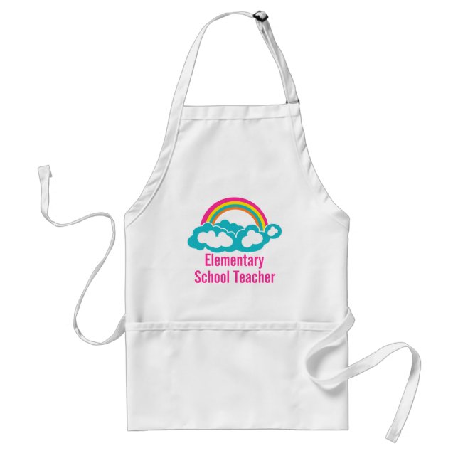 Teacher Elementary School Standard Apron (Front)