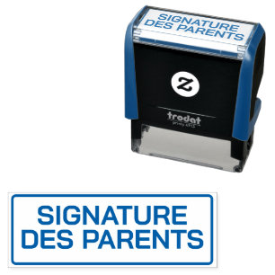 Teacher Endorser Tampon Parent Signature Self-inking Stamp