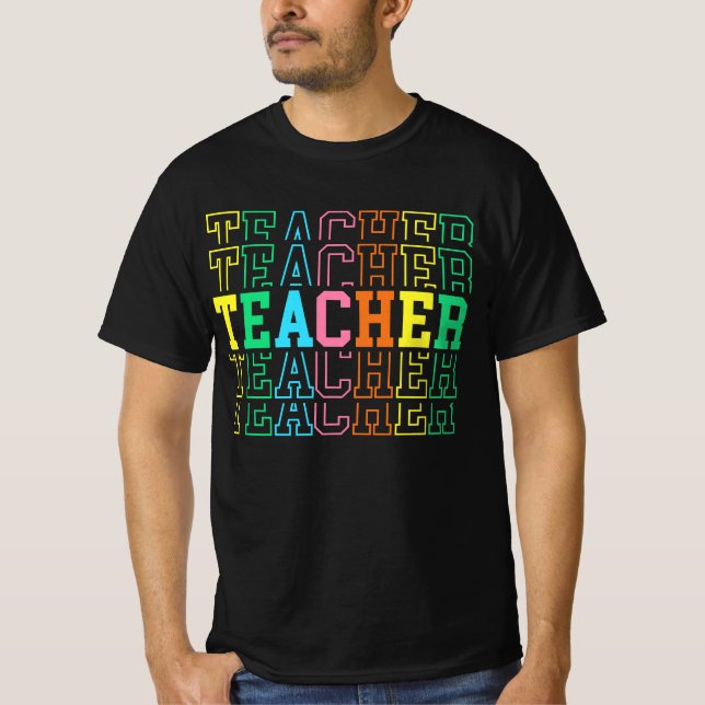 Teacher Est 2024 Teacher Life New Teacher T-Shirt (Front)