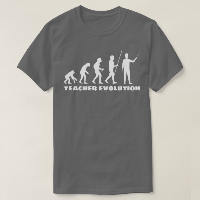 Teacher Evolution T-Shirt (Design Front)