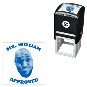 Teacher Face Stamp, Funny Face Teacher Approval Self-inking Stamp