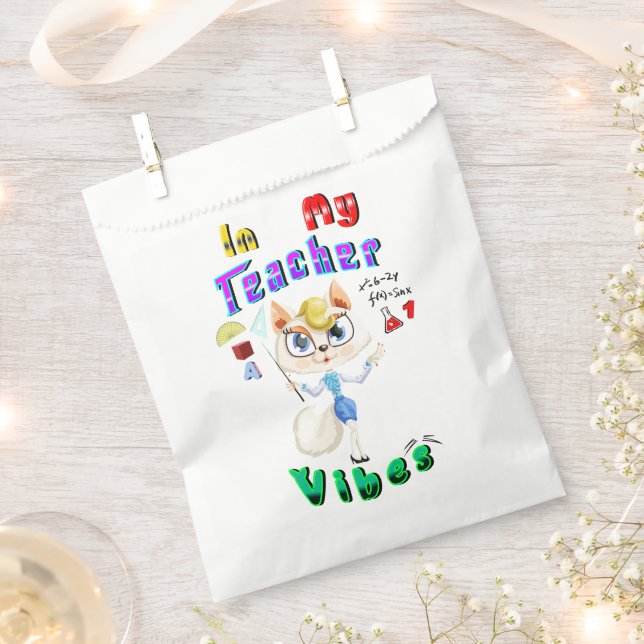 Teacher Favour Bags (Clipped)