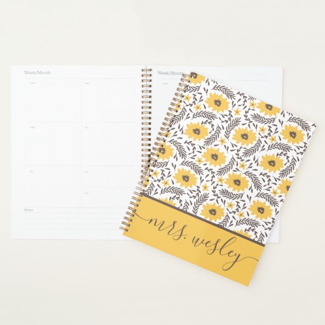 Teacher Floral Planner (Display)