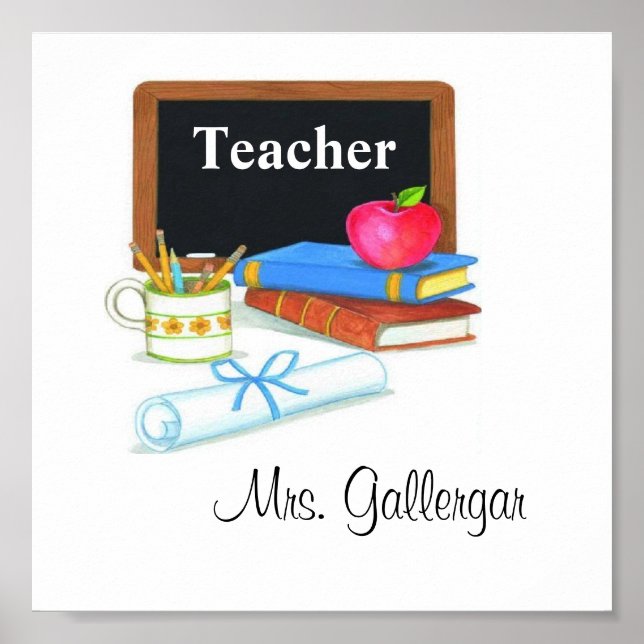 Teacher Frame Poster (Front)