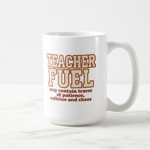 Teacher Fuel Large 15oz Coffee Mug