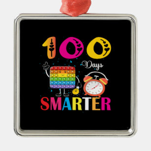 Teacher Gift   100 Days Smarter Metal Tree Decoration