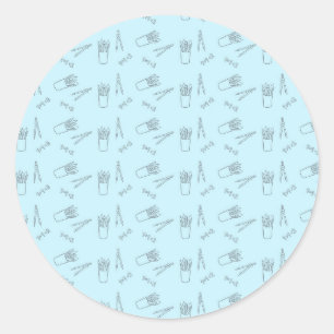 Teacher Gift A Good Teacher Is Like A Candle Classic Round Sticker