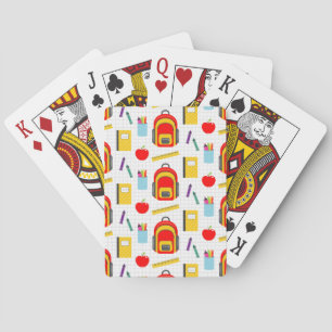 Teacher Gift Apple Back To School Playing Cards