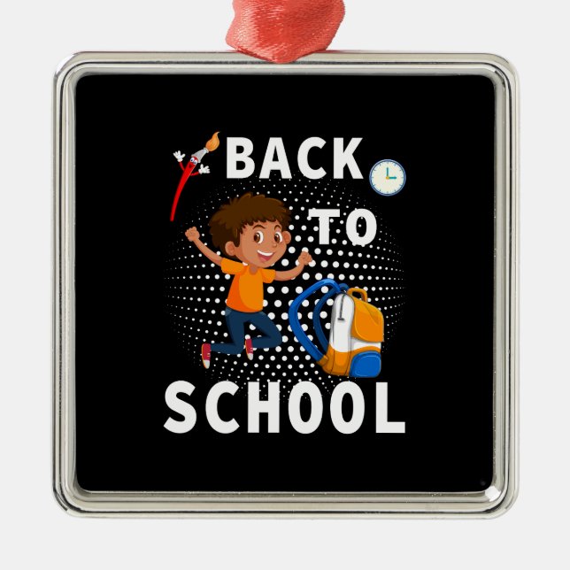 Teacher Gift | Back To School Metal Tree Decoration (Front)
