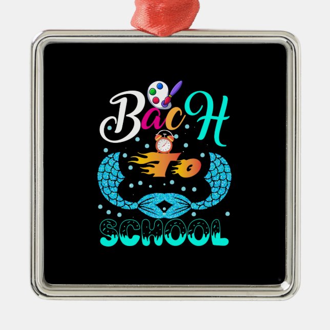 Teacher Gift | Back To School Metal Tree Decoration (Front)