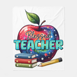 Teacher Gift | Blessed Teacher Fleece Blanket