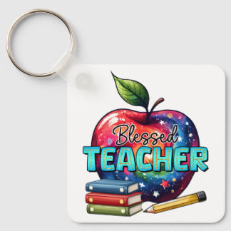 Teacher Gift | Blessed Teacher Key Ring