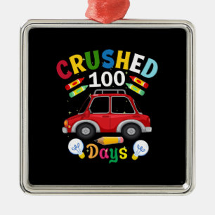 Teacher Gift Crushed 100 Days Metal Tree Decoration