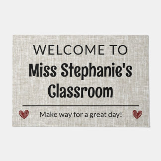 Teacher Gift Customisable Classroom Welcome Doorma Doormat