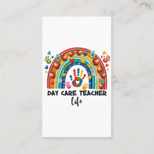 Teacher Gift Day Care Teacher Life Business Card