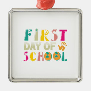 Teacher Gift   First Day Of School Metal Tree Decoration