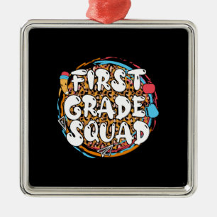 Teacher Gift   First Grade Squad Metal Tree Decoration