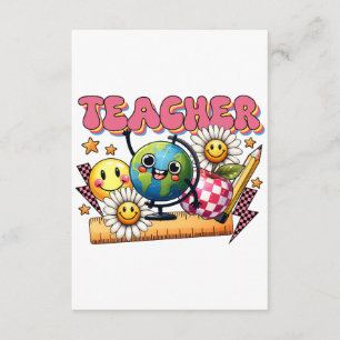 Teacher Gift Floral Teacher Enclosure Card