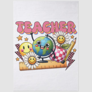 Teacher Gift | Floral Teacher Tissue Paper
