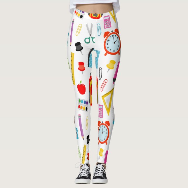 Teacher Gift | Good Teachers Know How To Leggings (Front)