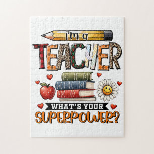 Teacher Gift   I Am A Teacher Jigsaw Puzzle