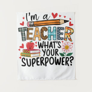 Teacher Gift I Am A Teacher Tapestry