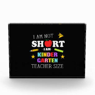 Teacher Gift I Am Kindergarten Teacher Photo Block