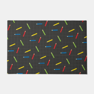 Teacher Gift I Can Not Teach Anybody Anything Doormat