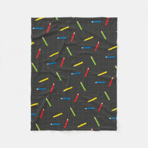 Teacher Gift   I Can Not Teach Anybody Anything Fleece Blanket