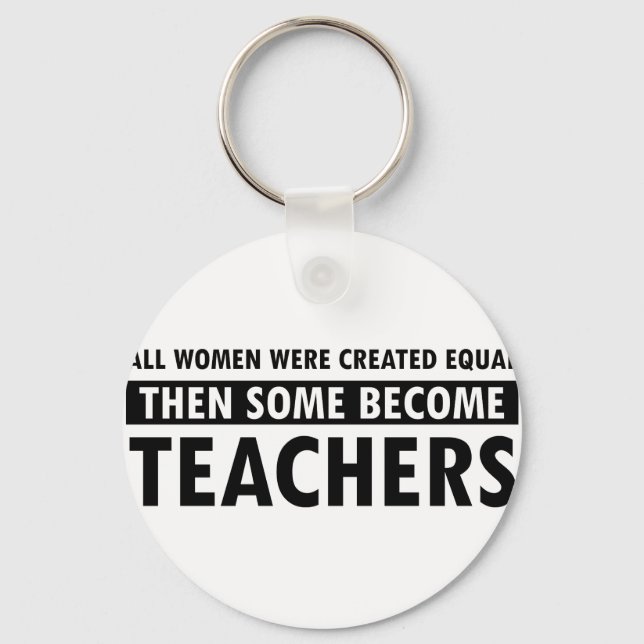 Teacher Gift Items Key Ring (Front)