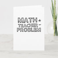 Teacher Gift MATH TEACHER PROBLEMS