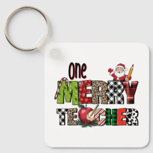 Teacher Gift   One Merry Teacher Key Ring