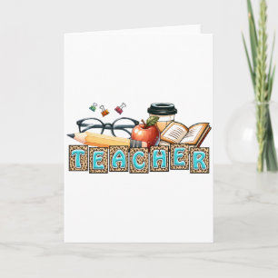 Teacher Gift Pencil Teacher Card