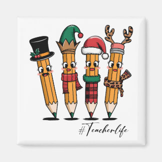 Teacher Gift | Pencil Teacher Life Magnet