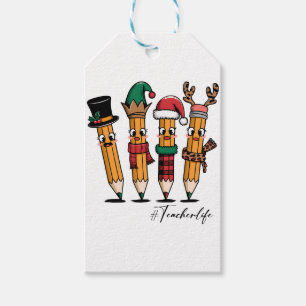 Teacher Gift Pencil Teacher Life Tags